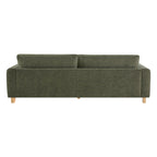 Keaton Performance Fabric 3-Seater Sofa with Ash Wood Base (99'')