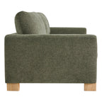 Keaton Performance Fabric 3-Seater Sofa with Ash Wood Base (99'')