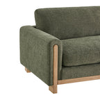 Keaton Performance Fabric 3-Seater Sofa with Ash Wood Base (99'')
