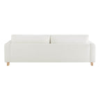 Keaton Performance Fabric 3-Seater Sofa with Ash Wood Base (99'')