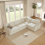 Kenna Modular 4 Seat Sofa-Chaise Sectional