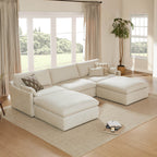 Kenna 5 Seat Modular Sofa-Chaise Sectional