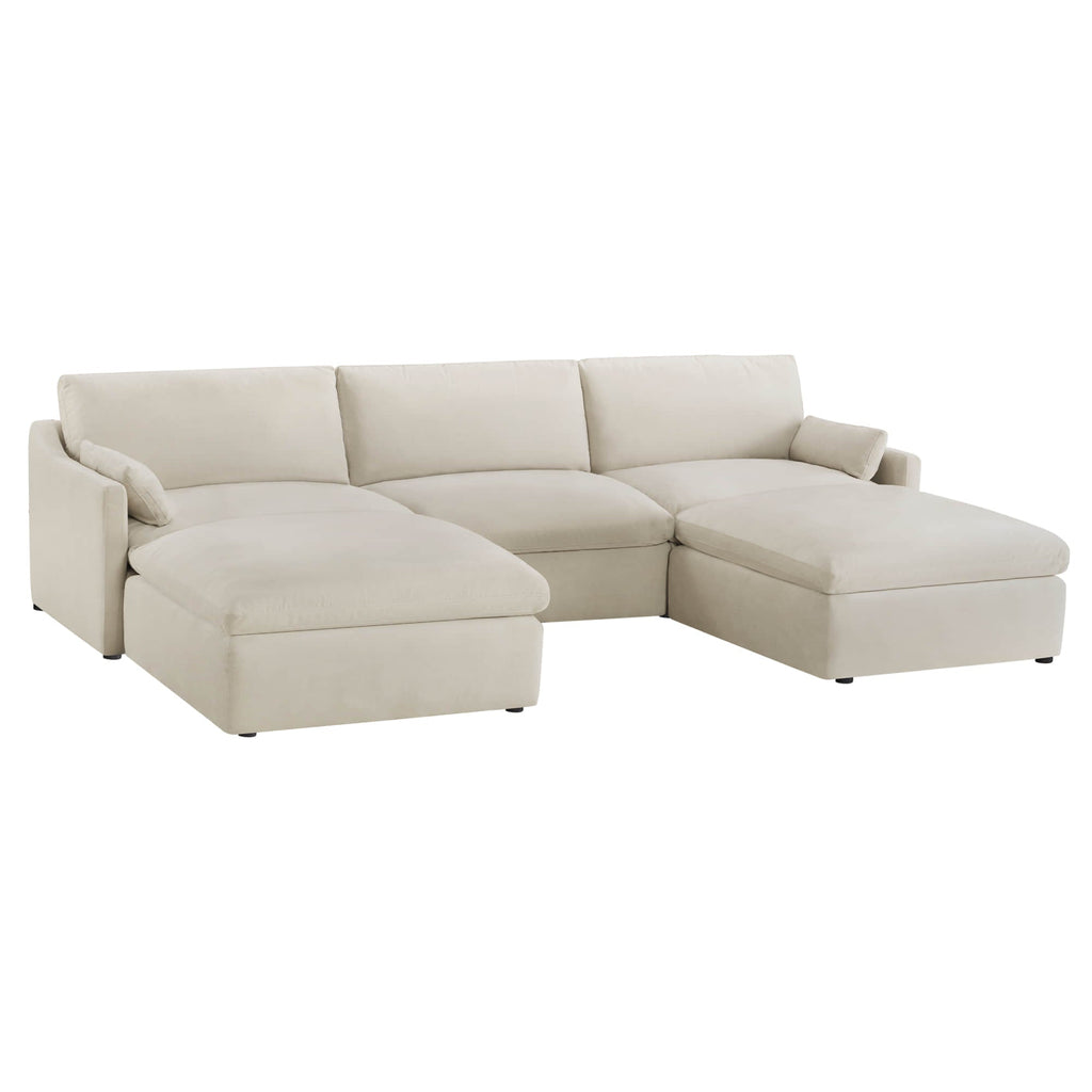 Kenna 5 Seat Modular Sofa-Chaise Sectional