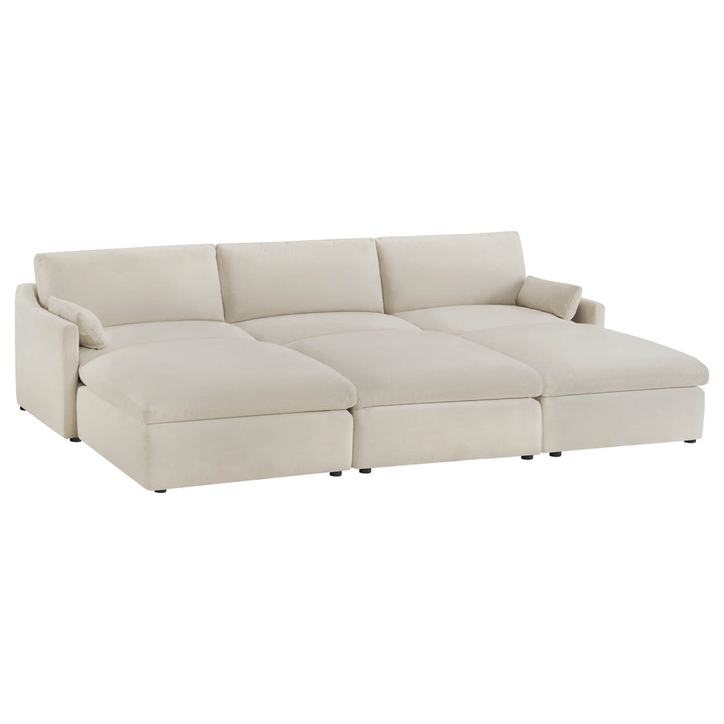 Kenna 6 Seat Modular Sofa Pit Sectional