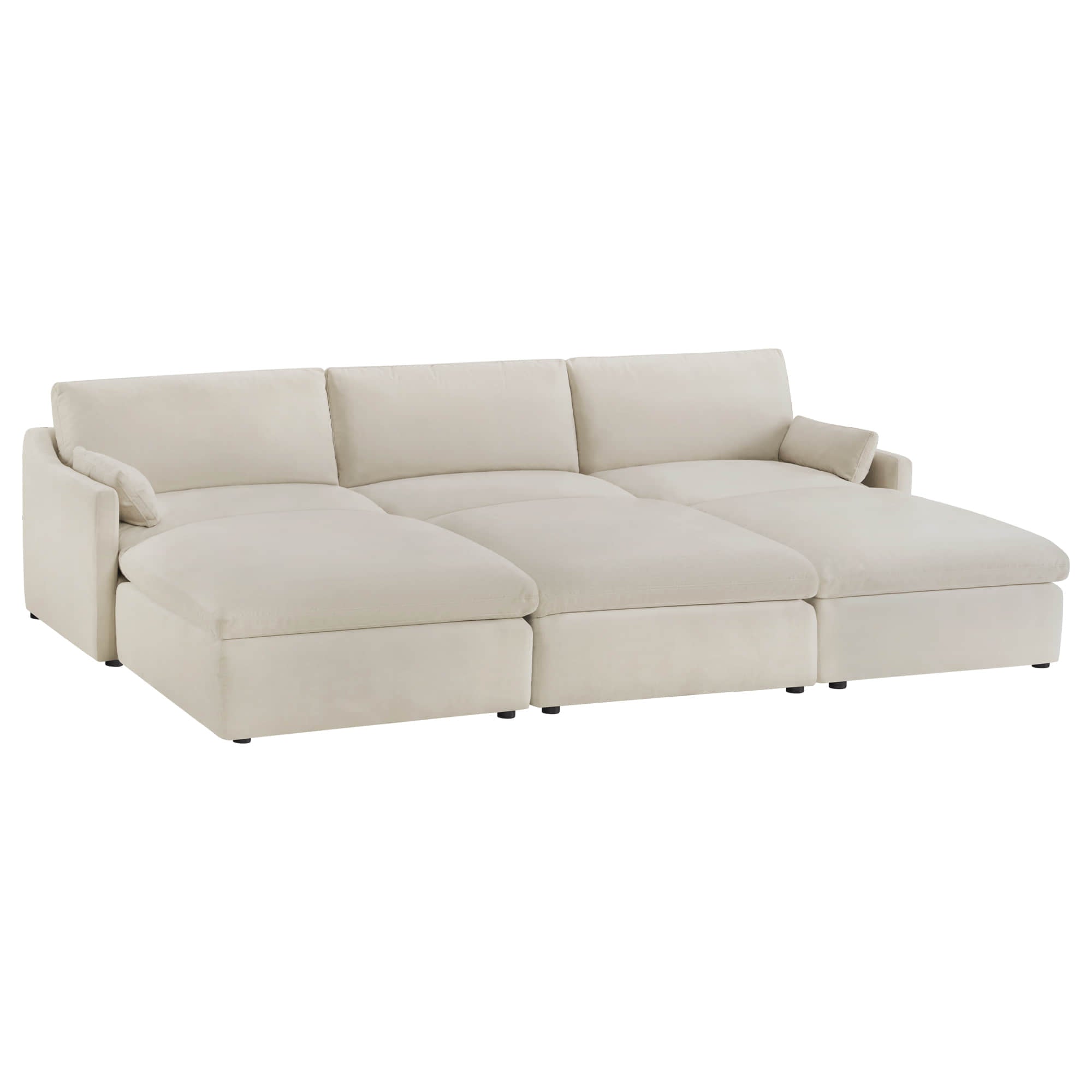 Kenna 6 Seat Modular Sofa Pit Sectional