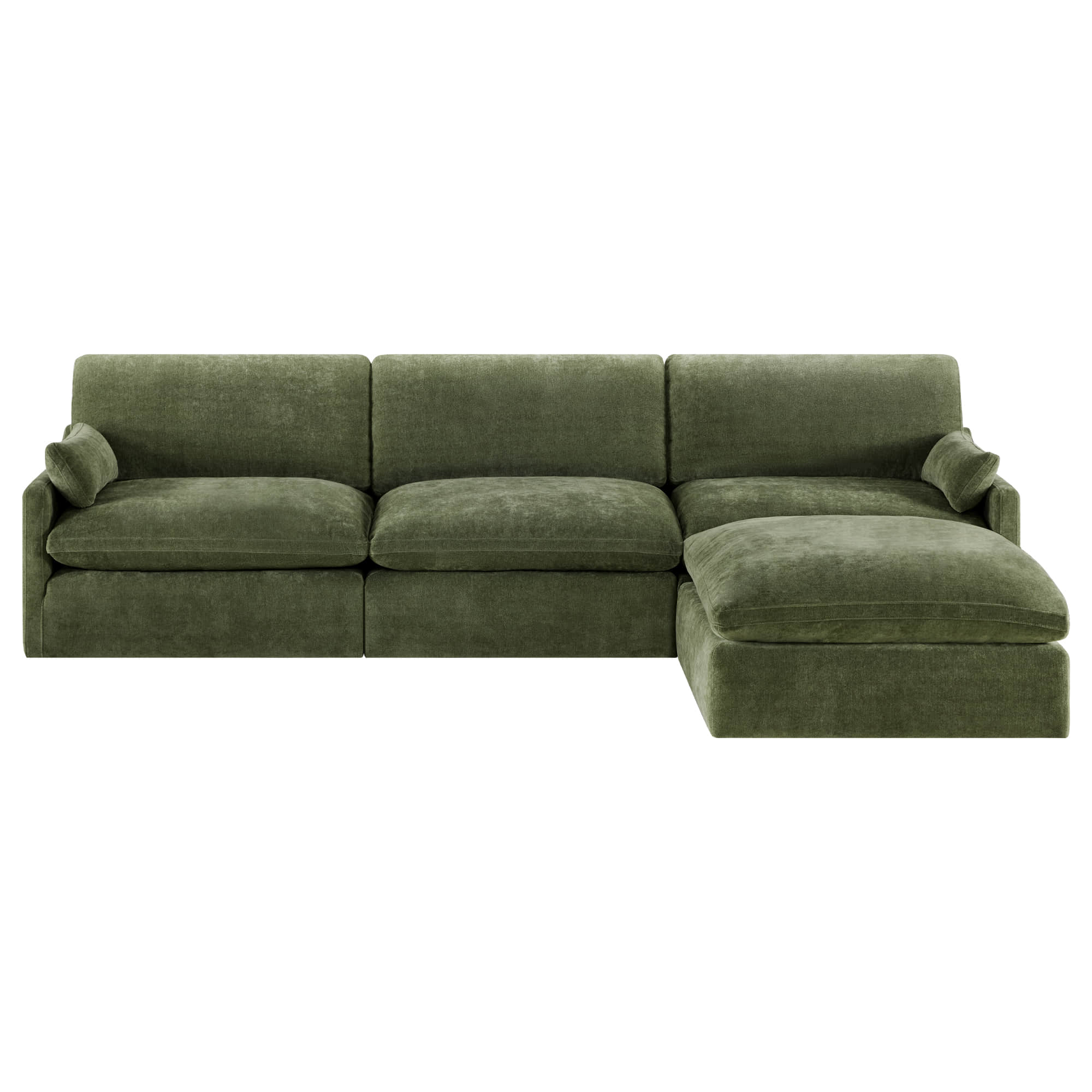Kenna Modular 4 Seat Sofa-Chaise Sectional