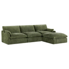 Kenna Modular 4 Seat Sofa-Chaise Sectional