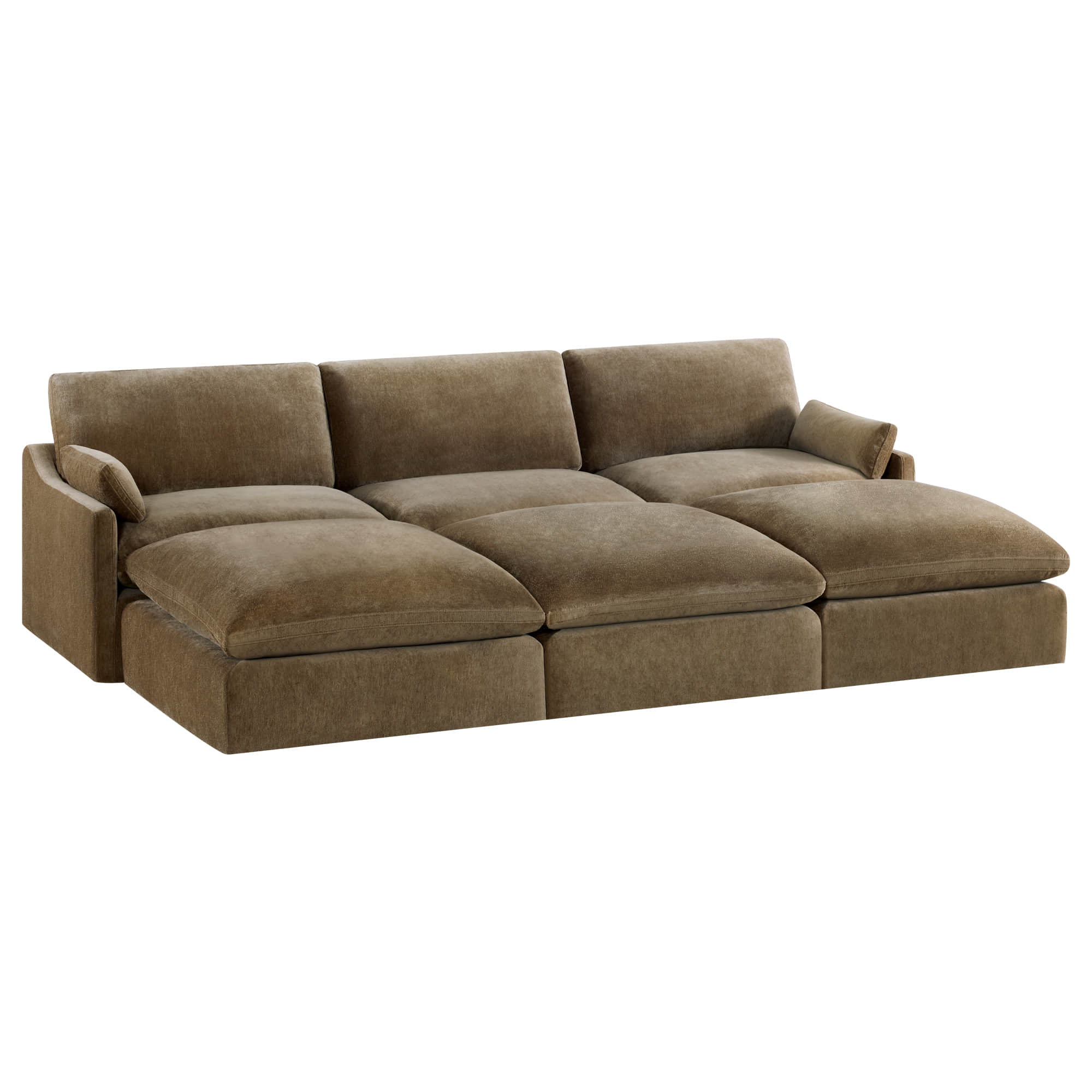 Kenna 6 Seat Modular Sofa Pit Sectional