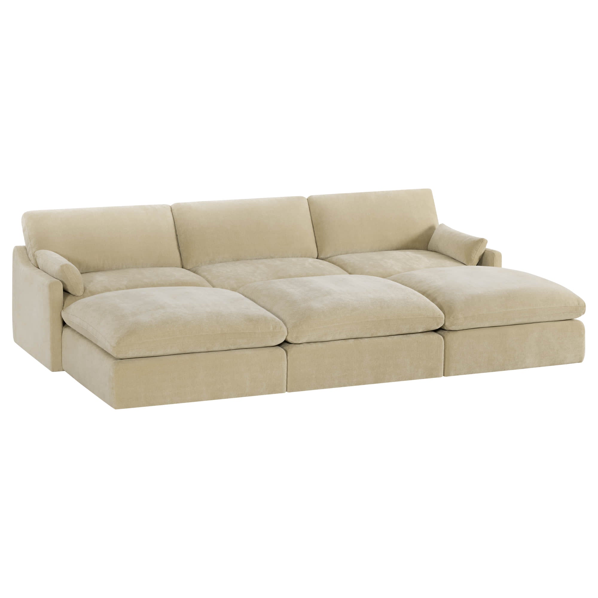 Kenna 6 Seat Modular Sofa Pit Sectional
