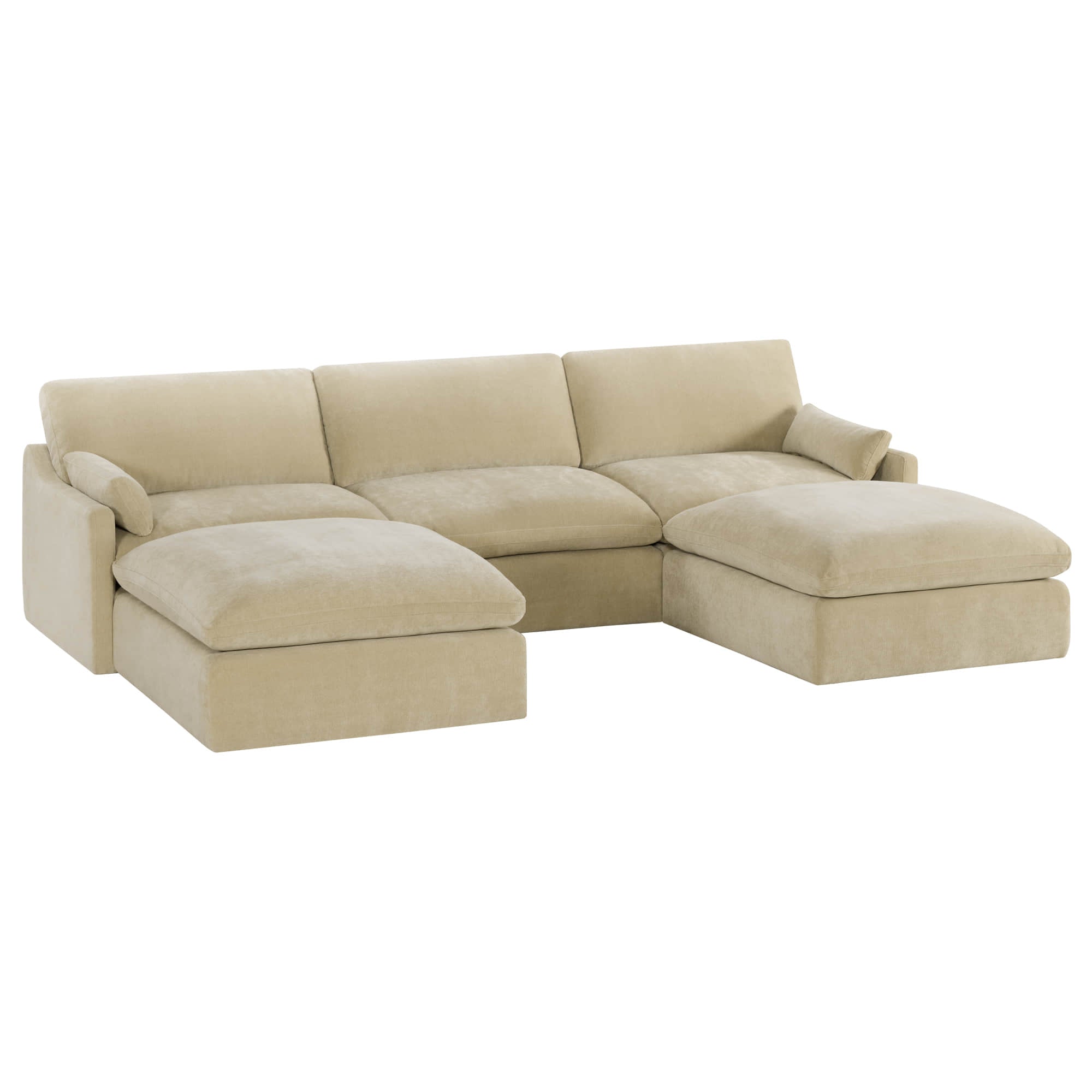 Kenna 5 Seat Modular Sofa-Chaise Sectional