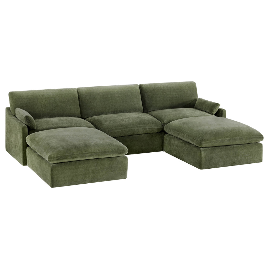 Kenna 5 Seat Modular Sofa-Chaise Sectional