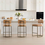Kenya Modern Upholstered Counter Stools