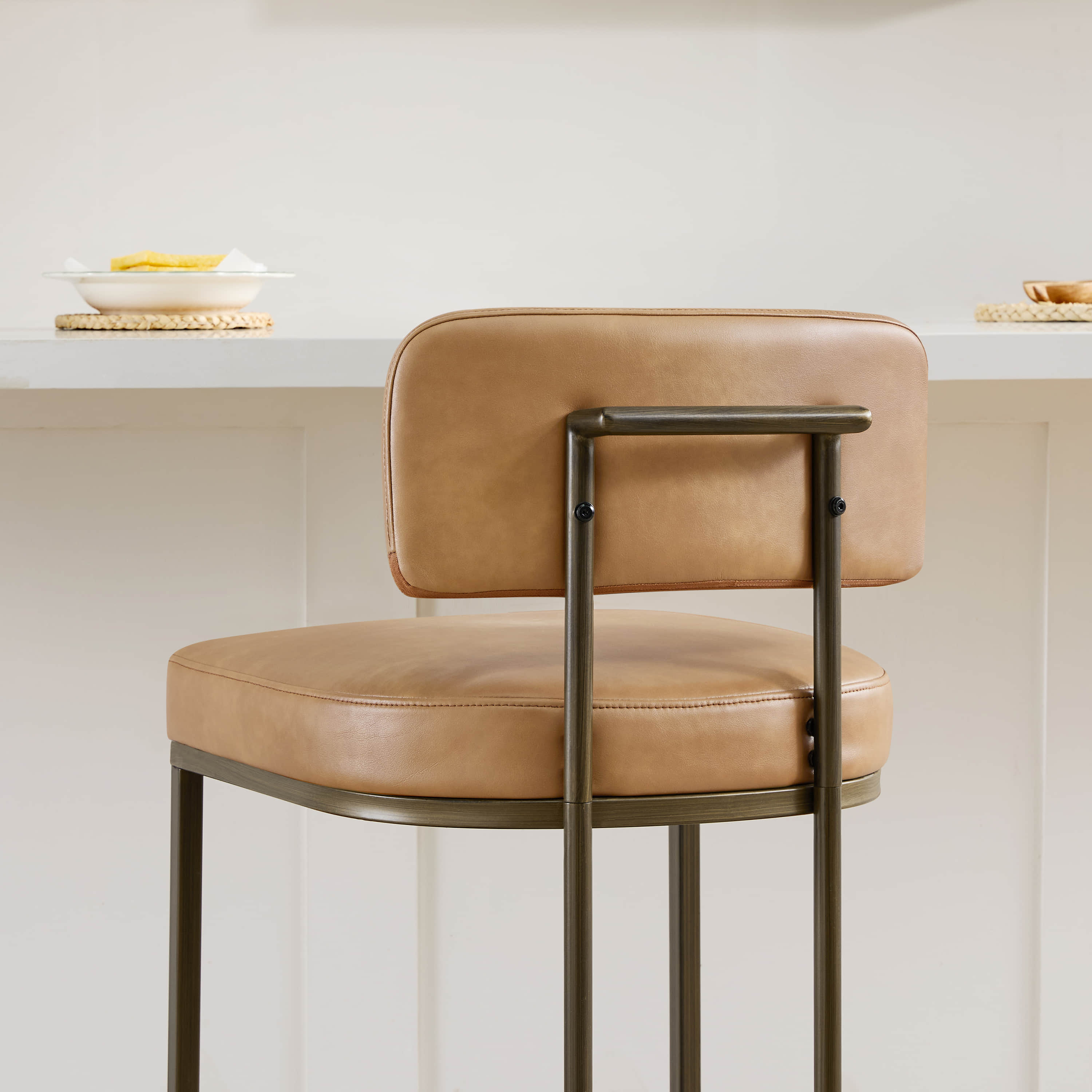 Kenya Modern Upholstered Counter Stools