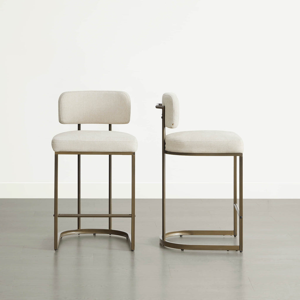 Kenya Modern Upholstered Counter Stools