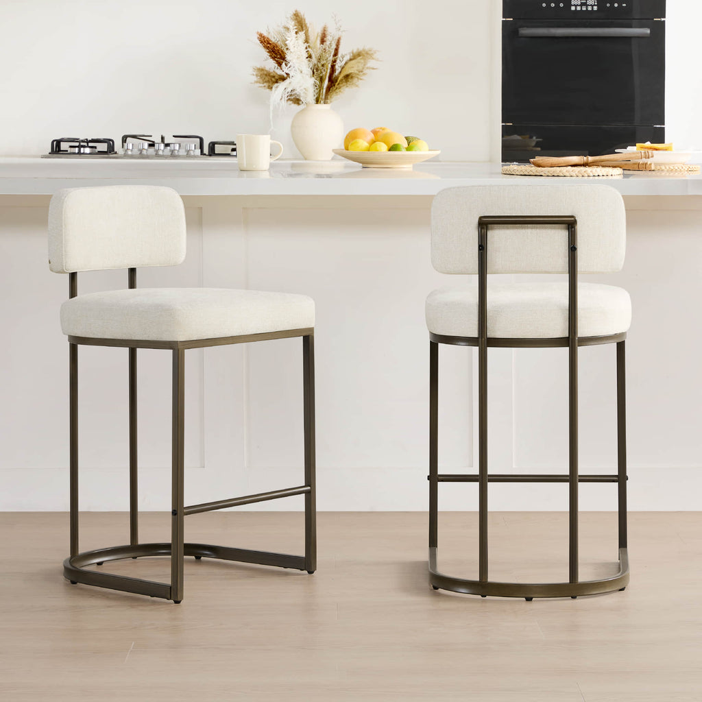 Kenya Modern Upholstered Counter Stools