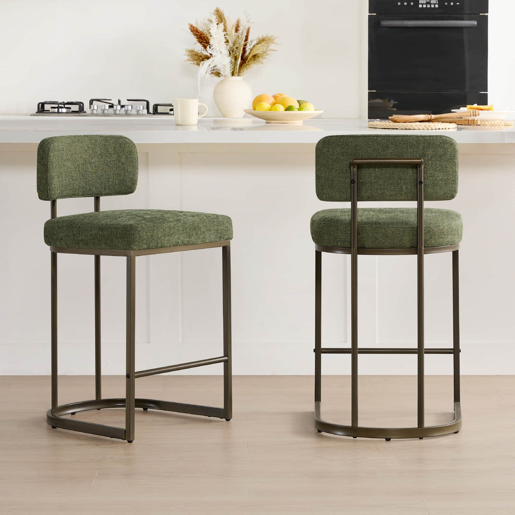 Kenya Modern Upholstered Counter Stools