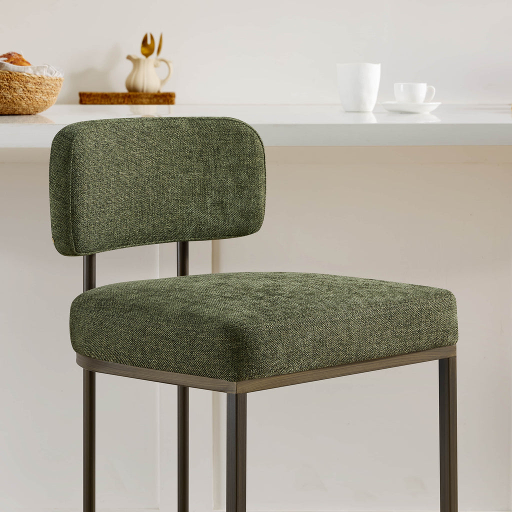 Kenya Modern Upholstered Counter Stools