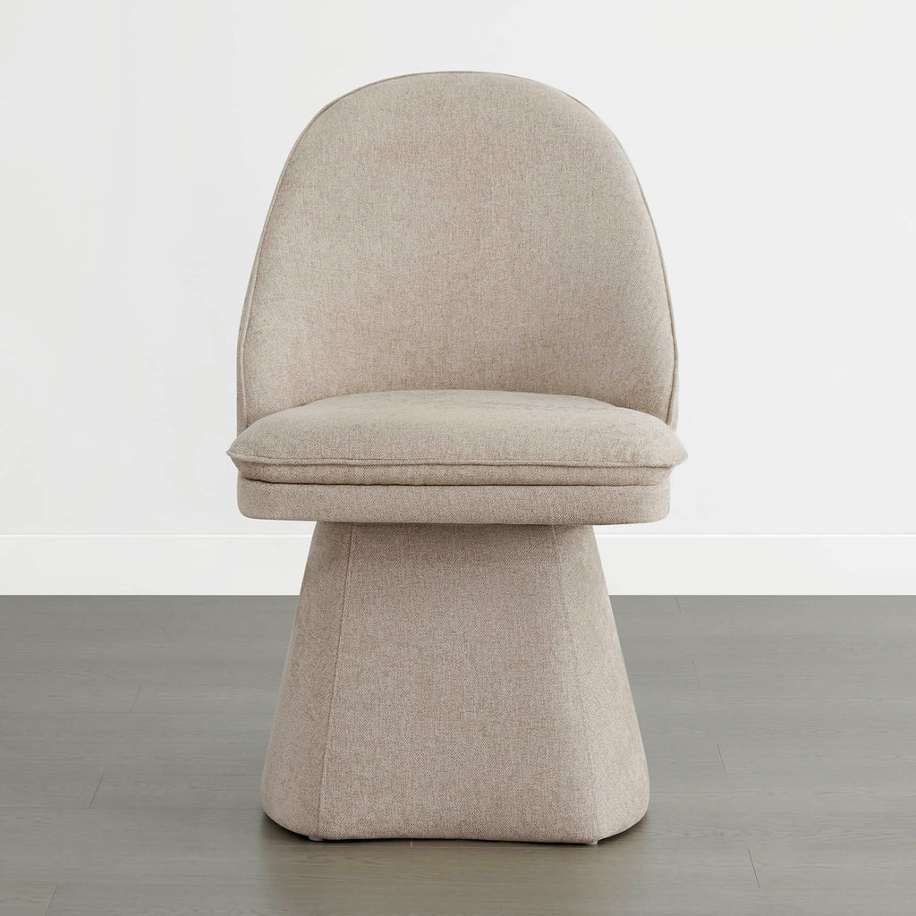 Leda Upholstered Swivel Dining Chair