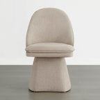 Leda Upholstered Swivel Dining Chair