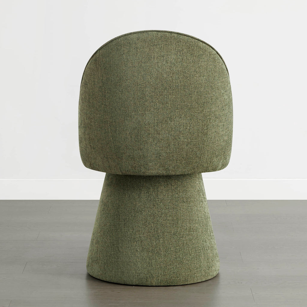 Leda Upholstered Swivel Dining Chair