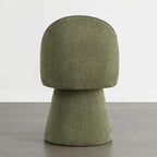 Leda Upholstered Swivel Dining Chair