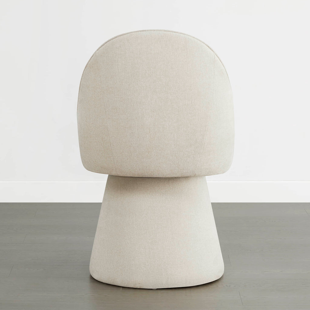 Leda Upholstered Swivel Dining Chair