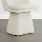 Leda Upholstered Swivel Dining Chair