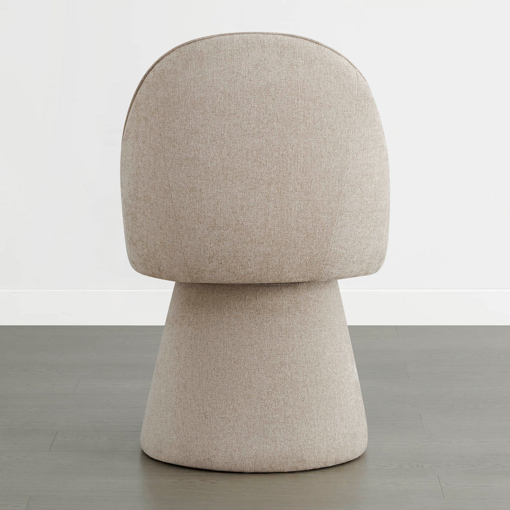 Leda Upholstered Swivel Dining Chair