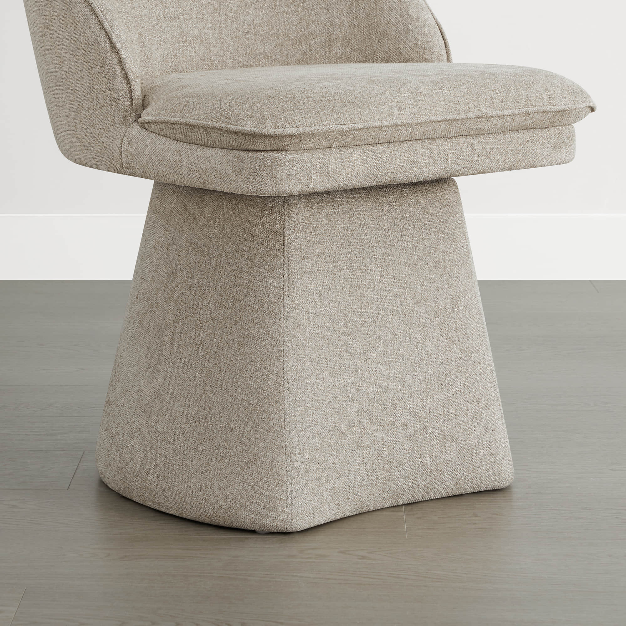 Leda Upholstered Swivel Dining Chair