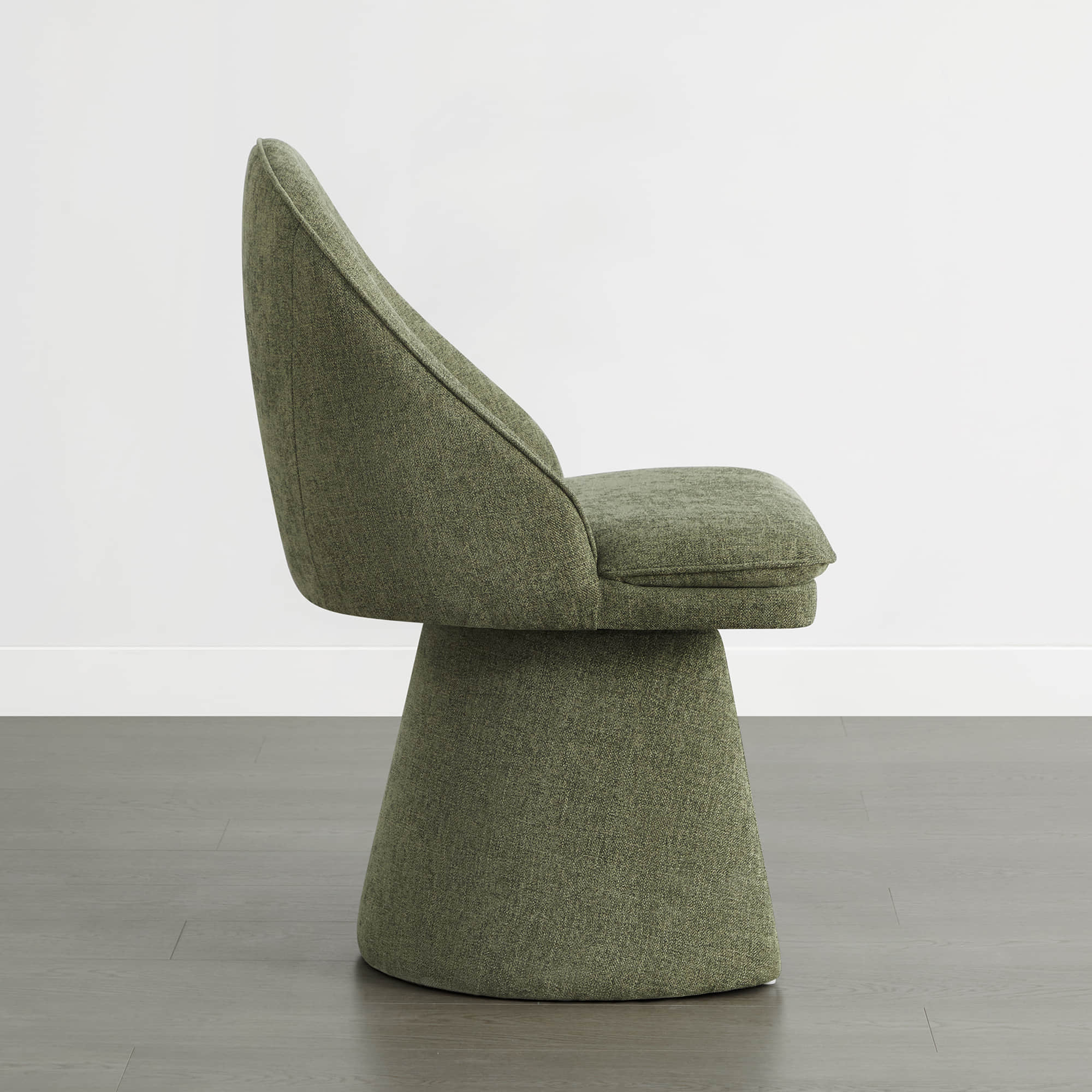 Leda Upholstered Swivel Dining Chair