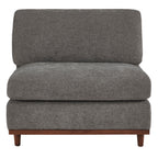 Liam 3-Piece Overstuffed Feather Wood Base Sectional Sofa