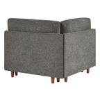 Liam 4-Piece Overstuffed Feather Wood Base Sectional Sofa