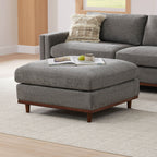 Liam 4-Piece Overstuffed Feather Wood Base Sectional Sofa