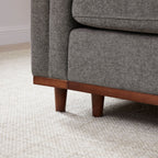 Liam Overstuffed Feather Modular Armless Seat