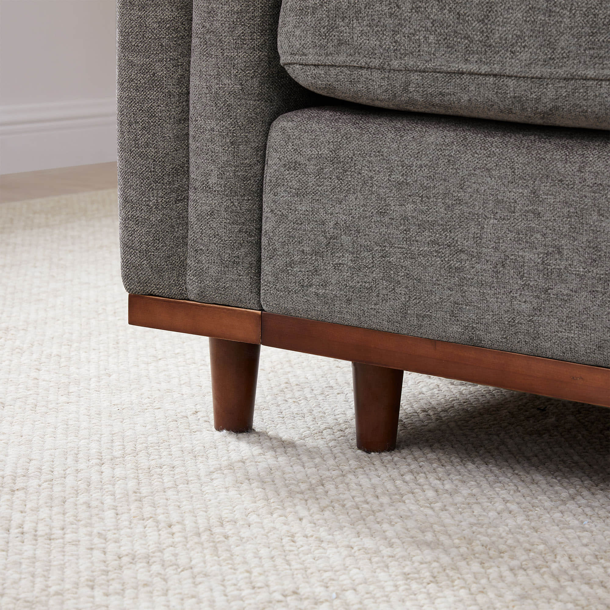 Liam Overstuffed Feather Modular Armless Seat