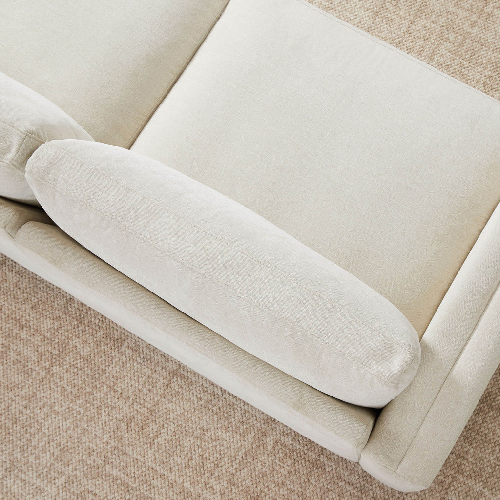 Liam 4-Piece Overstuffed Feather Wood Base Sectional Sofa