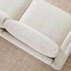 Liam 4-Piece Overstuffed Feather Wood Base Sectional Sofa