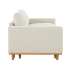 Liam 2-Piece Overstuffed Feather Wood Base Sectional Sofa