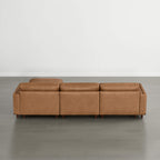 Liam 4-Piece Overstuffed Feather Wood Base Sectional Sofa