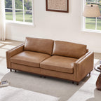 Liam 2-Piece Overstuffed Feather Wood Base Sectional Sofa