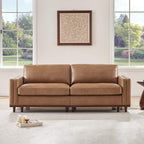 Liam 2-Piece Overstuffed Feather Wood Base Sectional Sofa