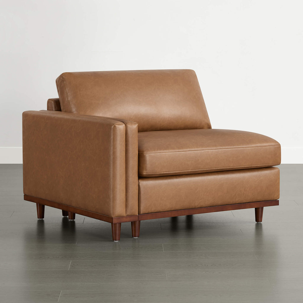 Liam Overstuffed Feather Modular Armless Seat