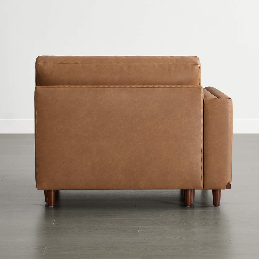 Liam Overstuffed Feather Modular Armless Seat