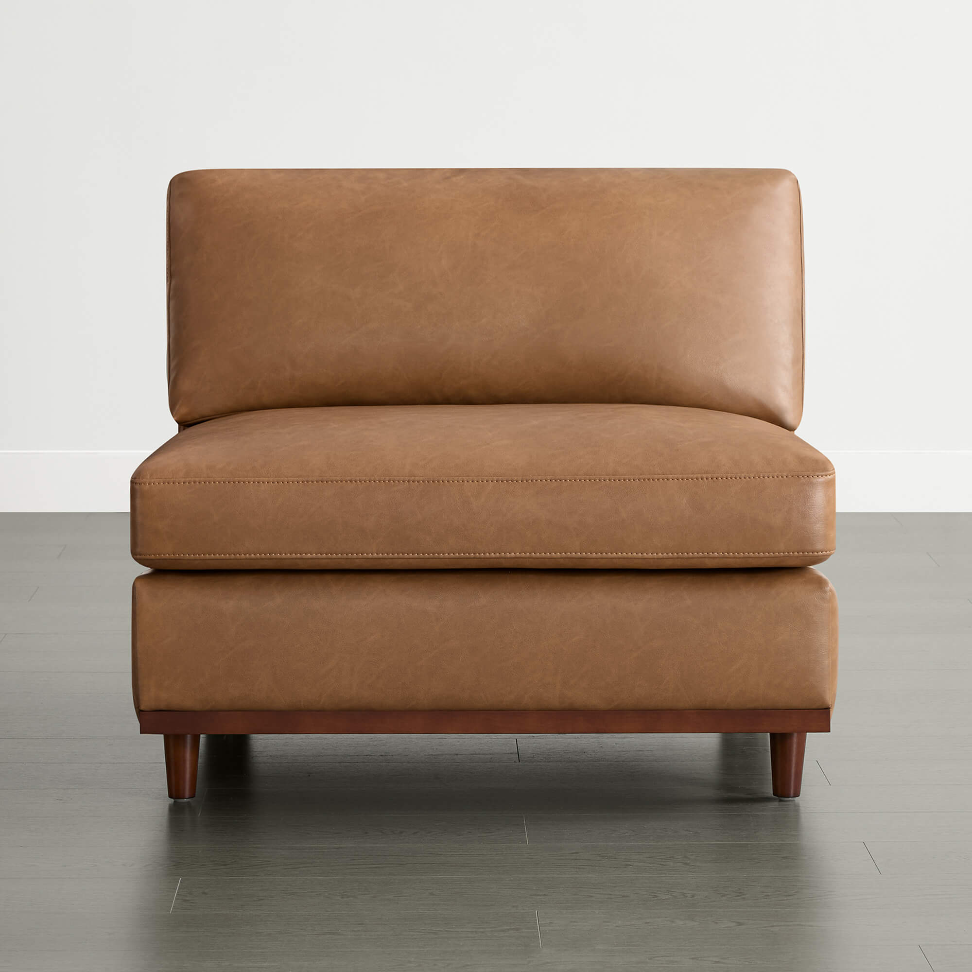 Liam Overstuffed Feather Modular Armless Seat