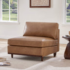 Liam Overstuffed Feather Modular Armless Seat