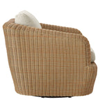 Liana Wicker Outdoor Swivel Accent Chair