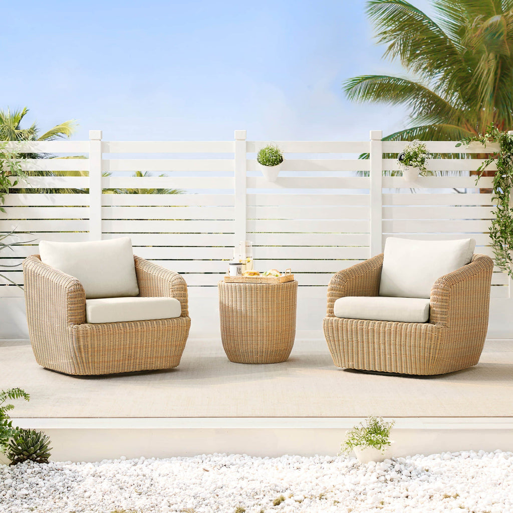 Liana Wicker Outdoor Bistro Set