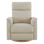 Lulla Power Swivel Nursery Glider Recliner with Power Headrest and Nightlight