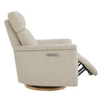 Lulla Power Swivel Nursery Glider Recliner with Power Headrest and Nightlight