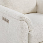 Lulla Power Swivel Nursery Glider Recliner with Power Headrest and Nightlight